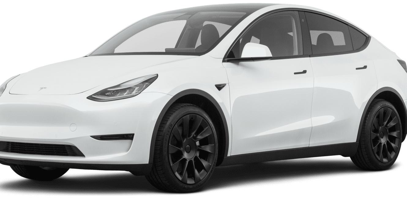 TESLA MODEL Y 2021 5YJYGDEE1MF245956 image